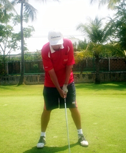 Golfer of the Month for May, Geoff Parker.